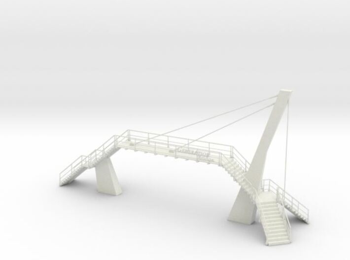Generations Bridge - Pedestrian Bridge 1/43 3d printed Pedestrian Bridge