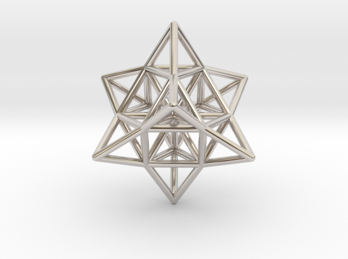 Pendant_Cuboctahedron_Star_without eyelet 3d printed