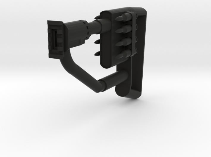 Quickshot Shoulder Stock with Mock Bullets 3d printed
