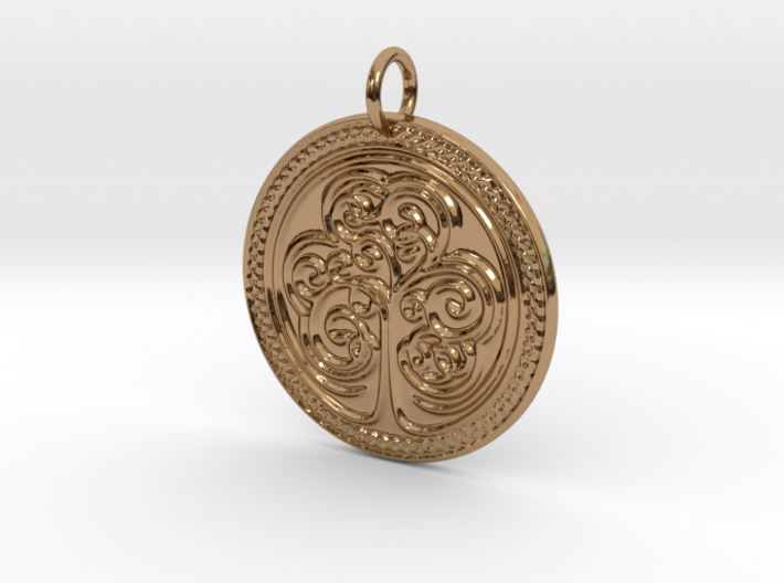 Celtic Shamrock Medalion 3d printed