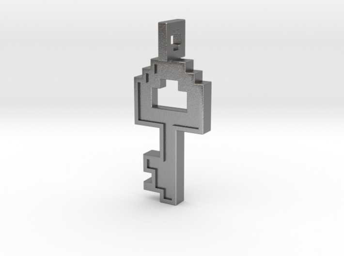 8-bit Key Pendant 3d printed