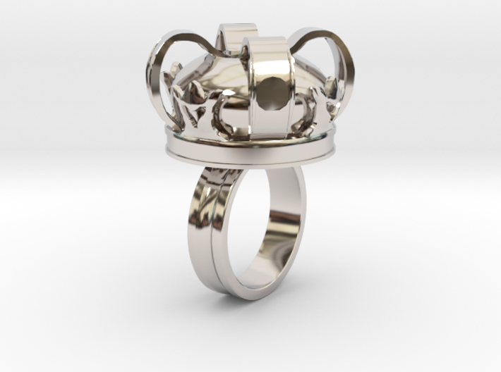 Crown Ring 3d printed