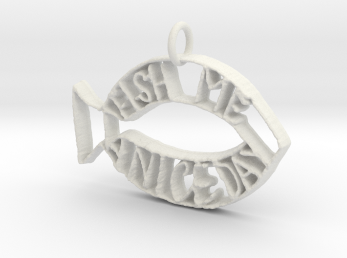 Fish me a nice day 3d printed