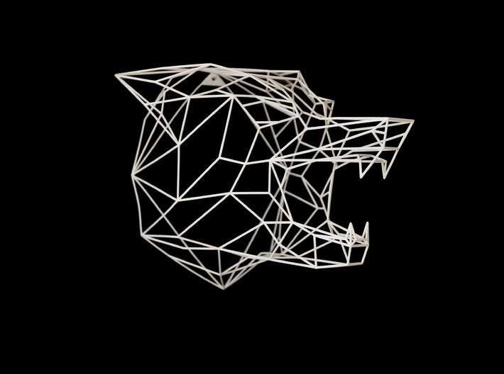 Wire Frame Wolf decor-XL 3d printed