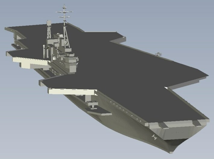 1/1250 scale USS Midway CV-41 aircraft carrier x 3 3d printed 