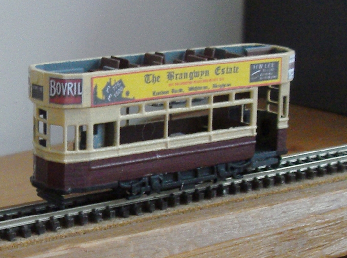 3mm scale Brighton Tram 3d printed 