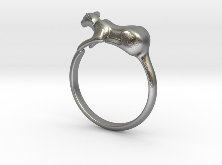 Feline Band - Ring version 3d printed