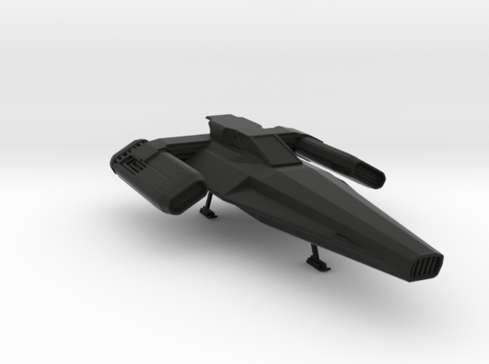 Blackbird Landed (Battlestar Galactica) 3d printed 