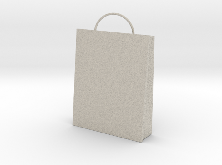 Plain Bag Charm 3d printed