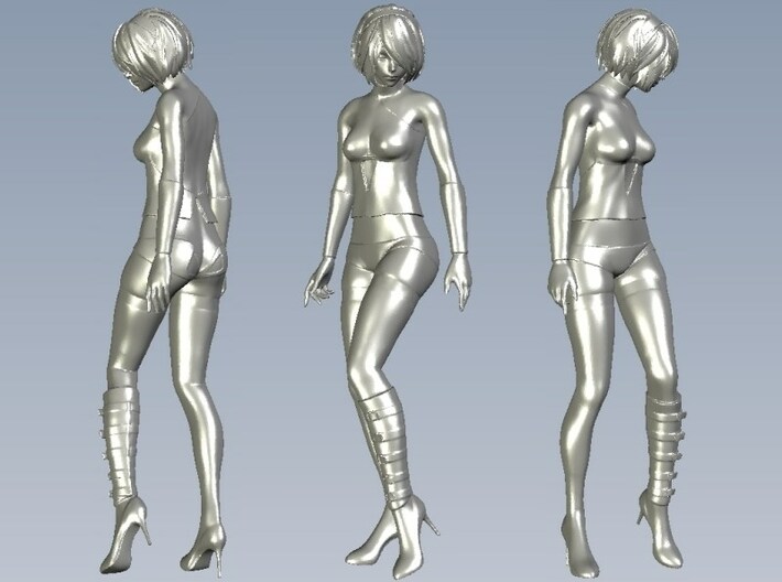 1/15 scale sexy girl on high heels figure A 3d printed 