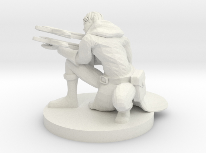 Double Crossbow Ranger Aiming 3d printed