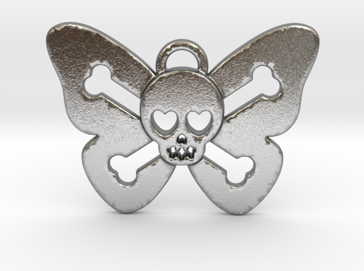 Cute Butterfly Skull 3d printed