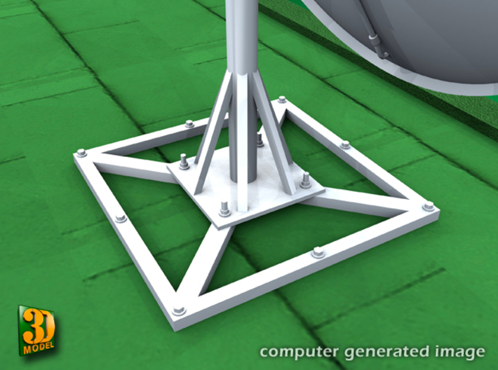 Satellite dish (30+60mm) - combo 3d printed Satellite combo (30+60mm) - 60mm - support