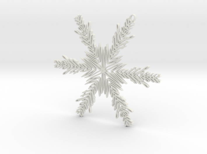 Matthew snowflake ornament 3d printed 