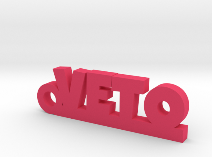 VETO_keychain_Lucky 3d printed