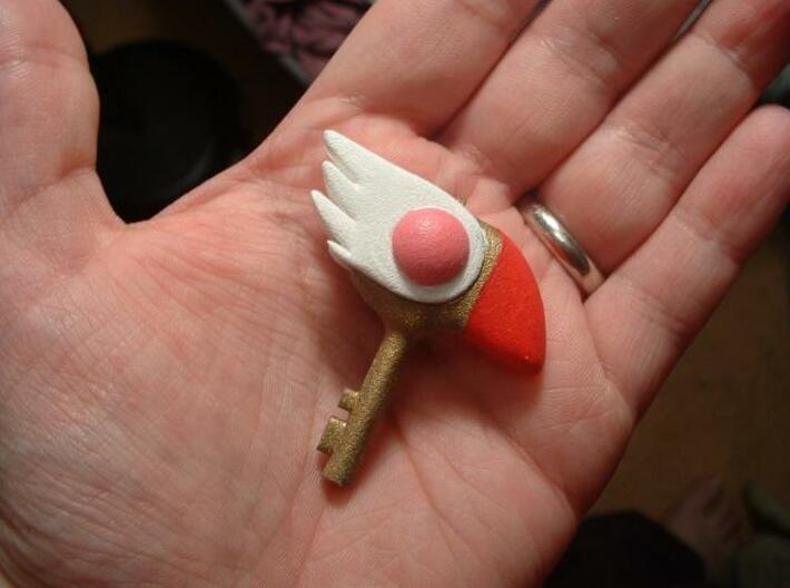 Cosplay Sakura Clow key bird 3d printed
