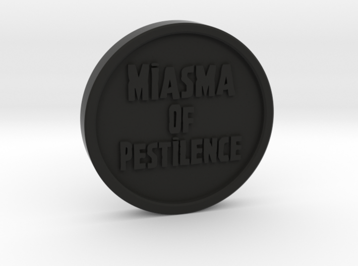 Death Guard - Miasma of Pestilence Token 3d printed Death Guard - Miasma of Pestilence token