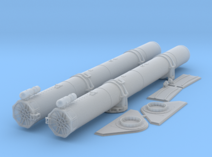 1/35 Torpedo Tubes (forward) for PT Boats 3d printed 