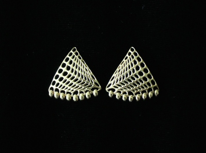 Baumann Earrings 3d printed 