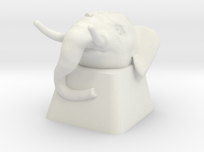 Elephant Cherry MX Keycap 3d printed