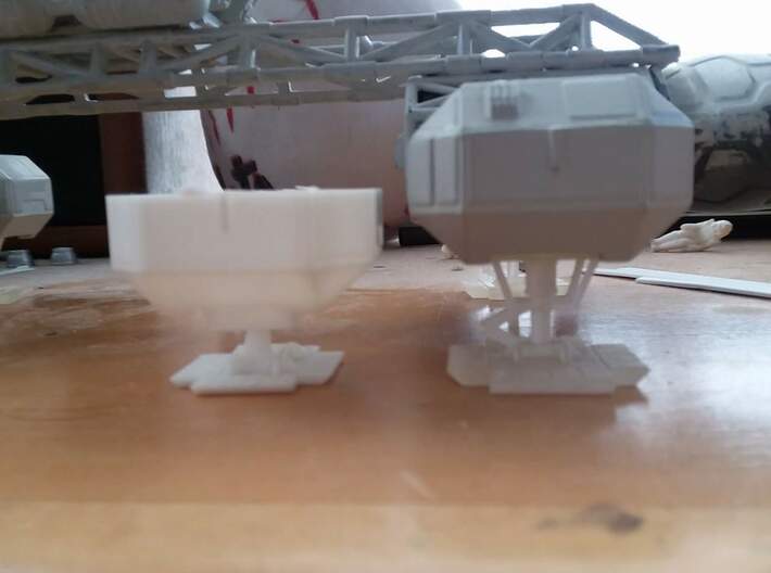 Moongear set of four for 12" Eagle Kit! 3d printed Kit supplied part on the left, this product on the right. Courtesy of Paul Costello.