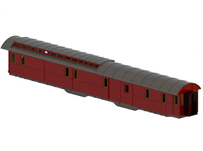 DFo3 - Swedish passenger wagon 3d printed CAD-model