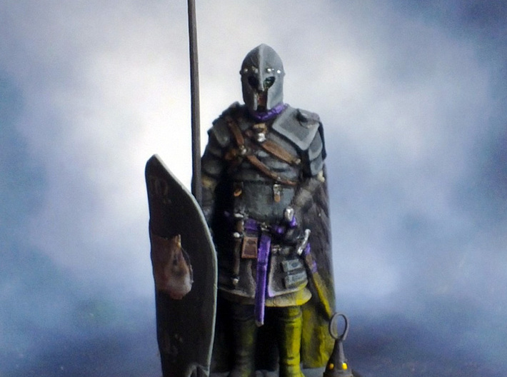 Witcher Geralt miniature high detail pose 1/3 3d printed