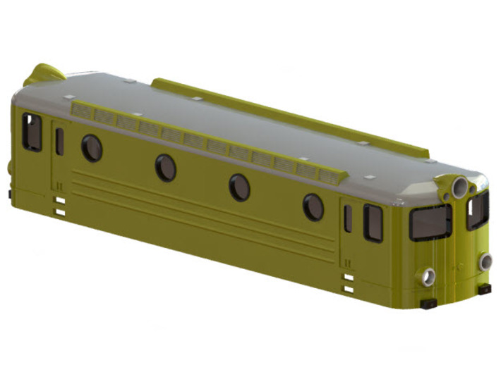 Swedish TGOJ electric locomotive type Bt - H0-scal 3d printed CAD-model