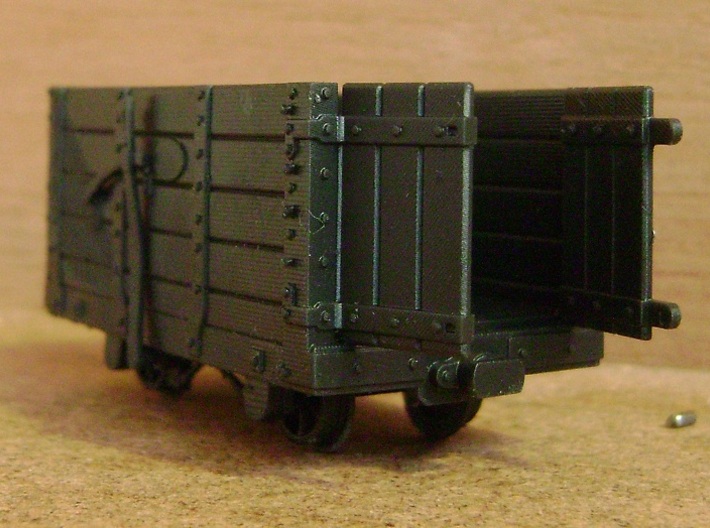 FR Wagon Open Doors 5.5mm Scale 3d printed