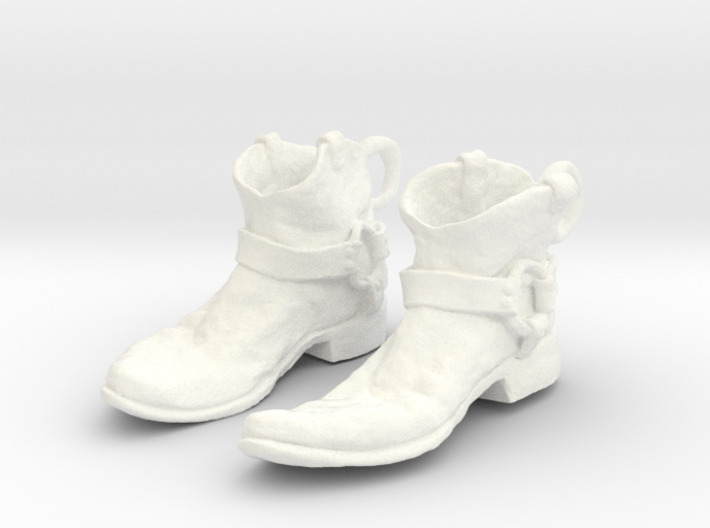 Sculpted Cowboy Boots for Earings Hardware Not Inc 3d printed