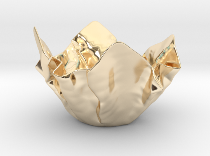 Paper Bowl (Free 3D File) 3d printed
