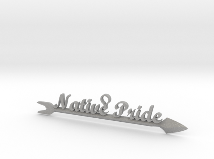 Native Pride Arrow 4 Inch Pendant 3d printed