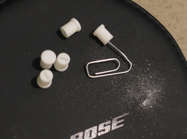 White Slider Knob / Cap for VCO-1 on Roland SH-7 3d printed Clean inside properly before using!!!