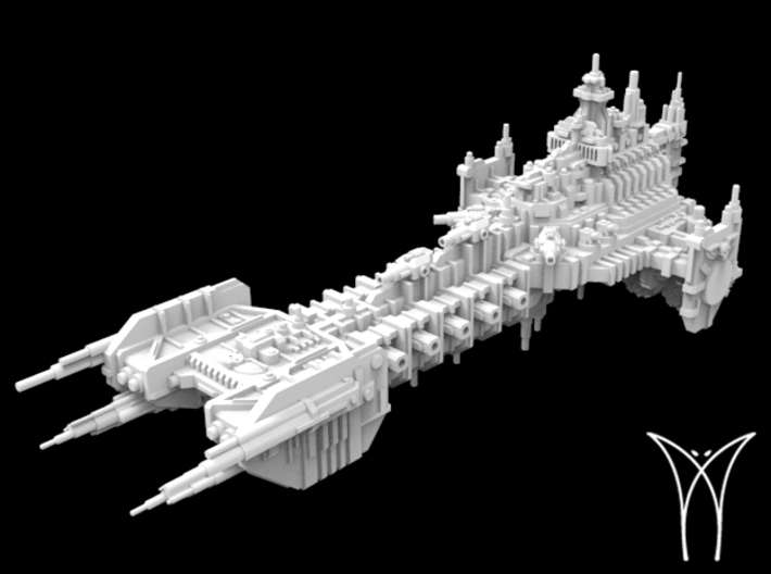 Intrepid class Space Barge 3d printed