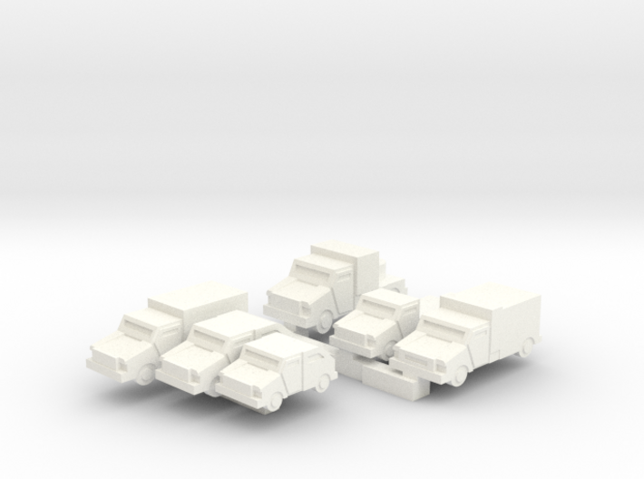 Mantis Small Light Vehicles (Enlarged +25%) 3d printed