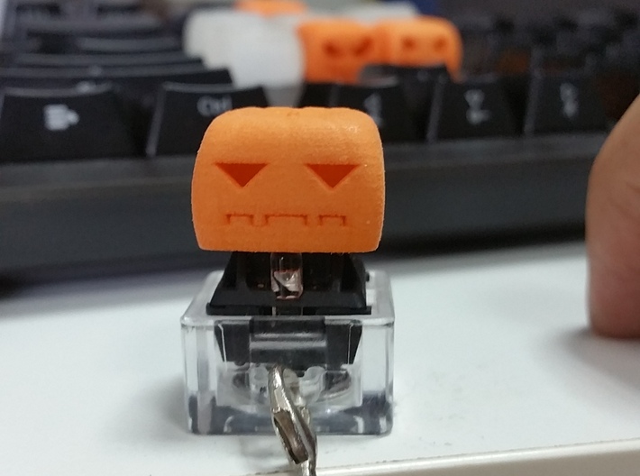 Halloween pumkin keycap 2 - cherry MX 3d printed 
