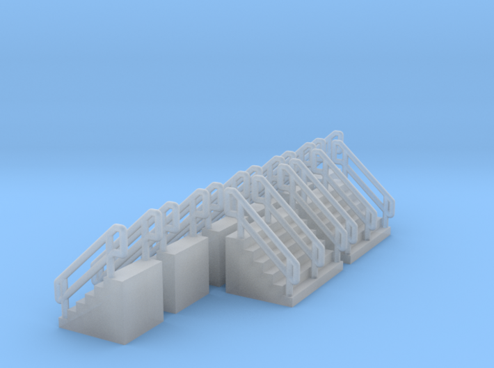 Z Scale Concrete Stairs Ken 3d printed