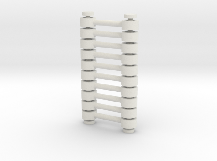 10x Kupplungsstange (Abstand=10) V2 3d printed