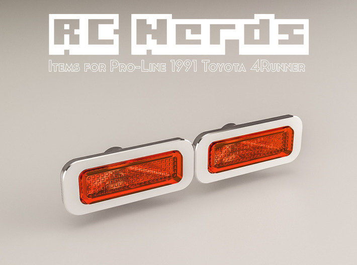 RCN057 Bumper light lenses for Toyota 4Runner PL 3d printed 