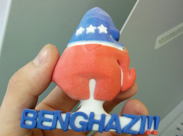 Benghazi!! Benghazi!! plug 3d printed