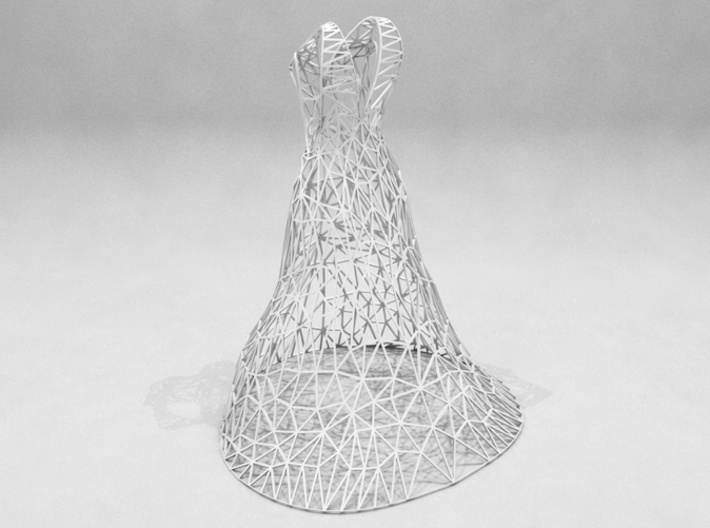 Jewelry Wire Dress Display (15 cm) 3d printed 