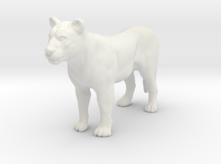 Printle Animal Lioness - 1/32 3d printed