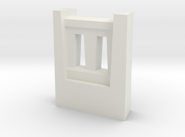 Triple Underpass SW Wing Wall Fence 3d printed
