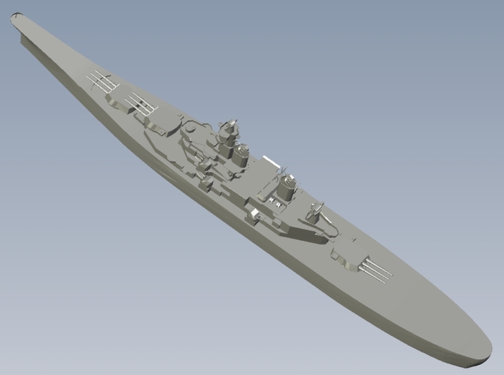 1/3000 scale USS Iowa BB-61 battleship x 1 3d printed 