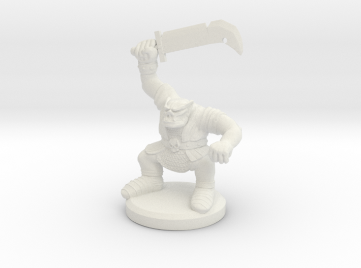 HeroQuest Orc Miniature 3d printed