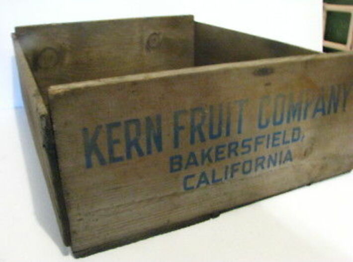 Soft Fruit Shipping Crates HO Scale 3d printed Prototype box