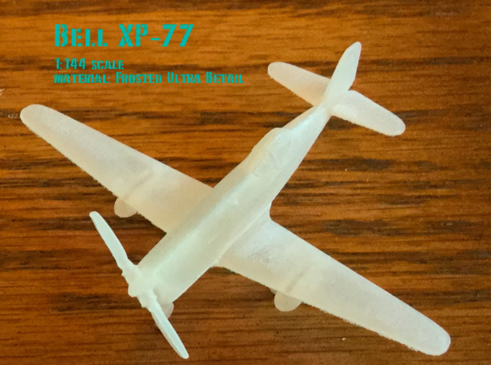 Bell XP-77 3d printed 