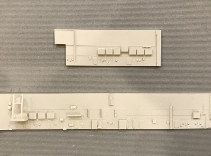 1:350 Scale USS Enterprise Hangar 2 3d printed 