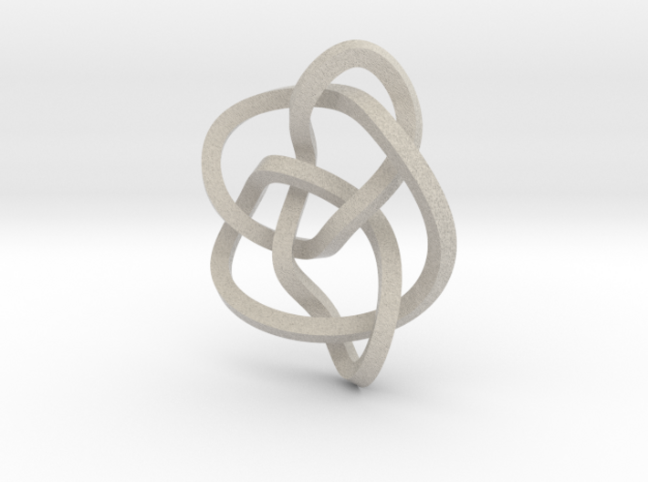 Knot 8₁₆ (Square) 3d printed