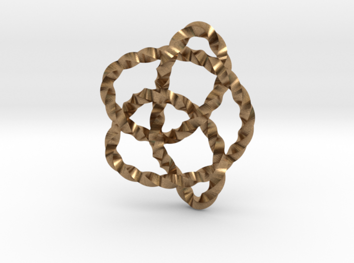 Knot 8₁₆ (Twisted square) 3d printed